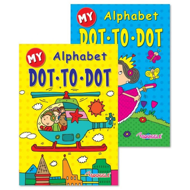 A4 ABC Dot-to-Dot Book - Assorted
