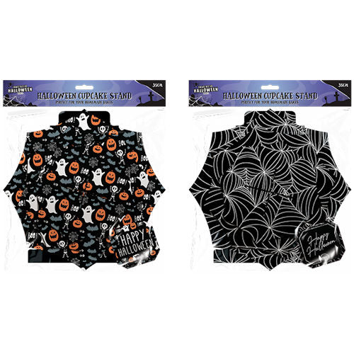 Halloween Printed Cupcake Stand - Assorted