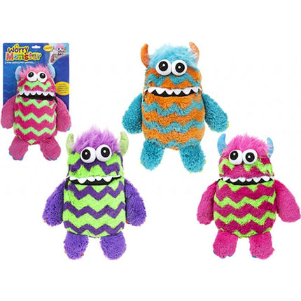 Pink Green Worry Monster Plush - 9"