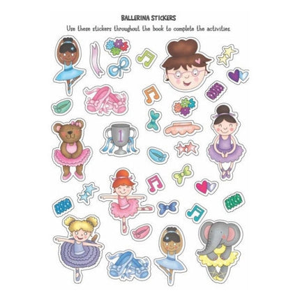 A4 Mermaid/Ballerina Sticker Activity Book