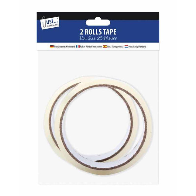 2 Clear Tape Rolls