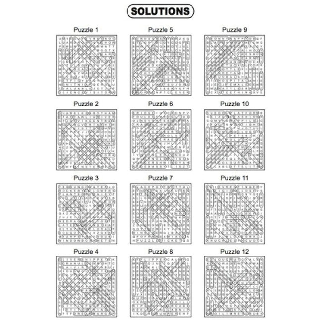 Travel Size Word Search Book