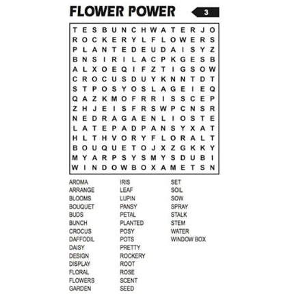 Travel Size Word Search Book