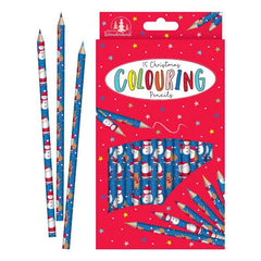 15 Christmas Colouring Pencils