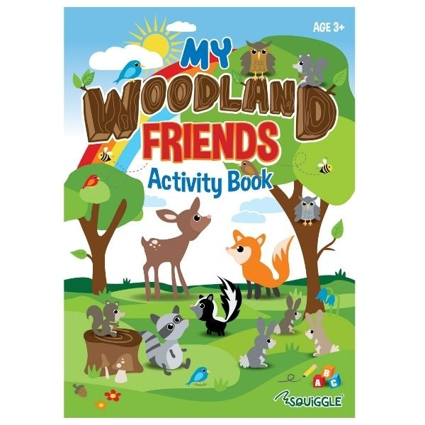 A4 My Woodland Friends Advanced Colouring Book