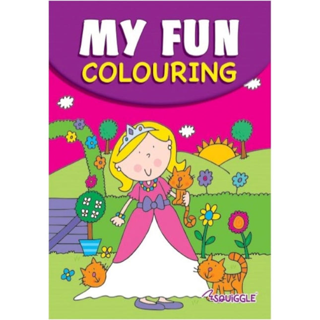 A5 Princess Colouring Book