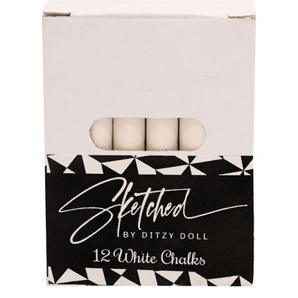 12 White Chalks