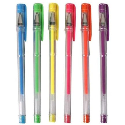 6 Neon Gel Pens