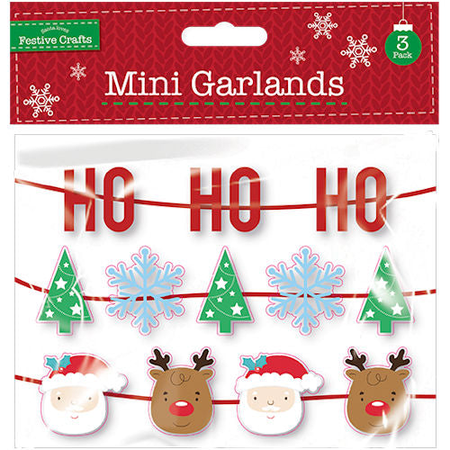 Christmas Mini Garlands - 3 Pack