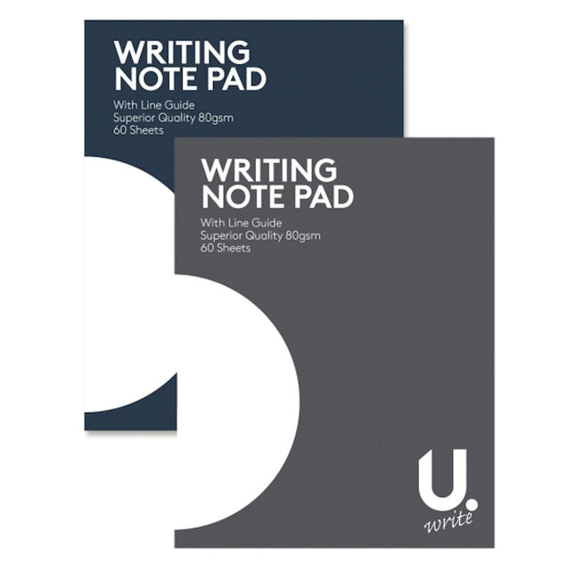Plain Writing Pad - 60 Pages 13.5cm x 17.5cm