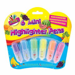 6 Mini Scented Highlighters
