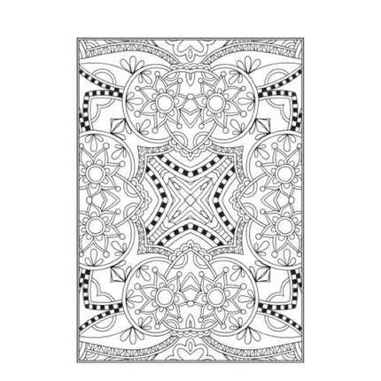 A4 Patterns/Floral Designs Colouring Book