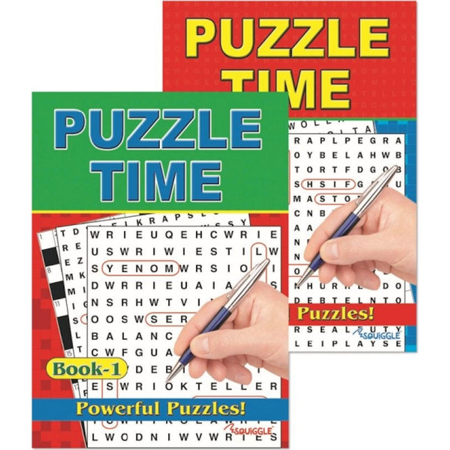 A4 Puzzle Time Book - Assorted