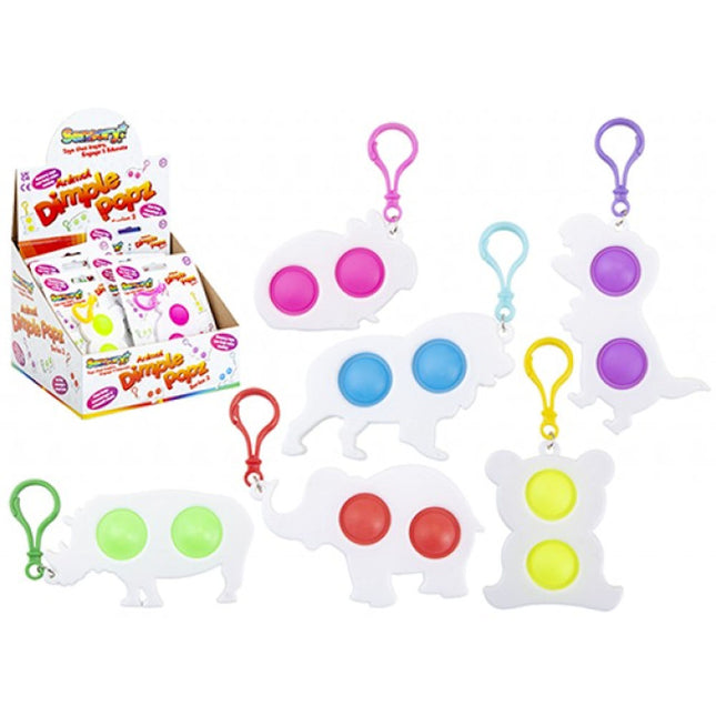 Animal Dimple Pops Sensory Toy - Assorted