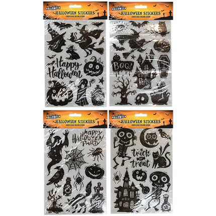 Halloween Silhouette Stickers