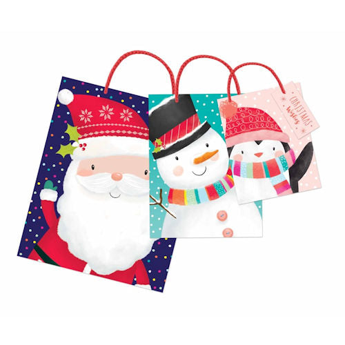 Festive Gift Bags - 3 Pack