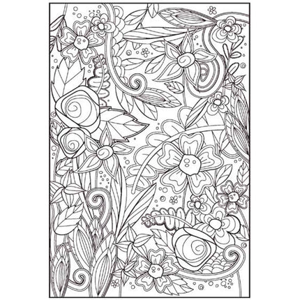 Peaceful/Tranquil A4 Advanced Colouring Book