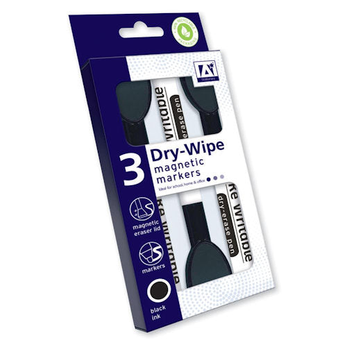Dry Wipe Markers - 3 Pack