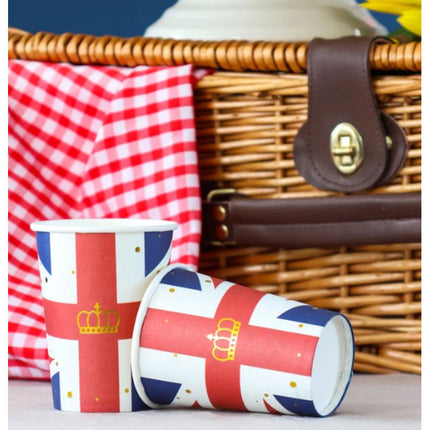 Union Jack Paper Cups - 10 Pack