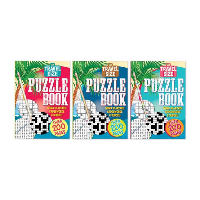 A5 Travel Puzzle Book