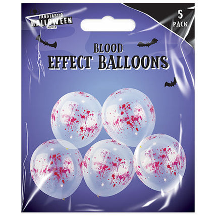 5 Halloween Blood Effect Balloons