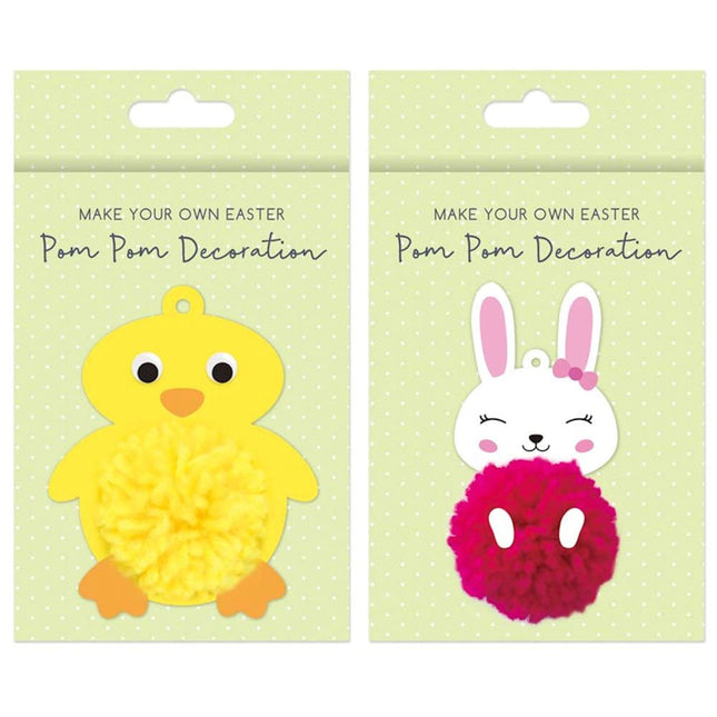 Easter Create Your Own Pom Decoration - Assorted