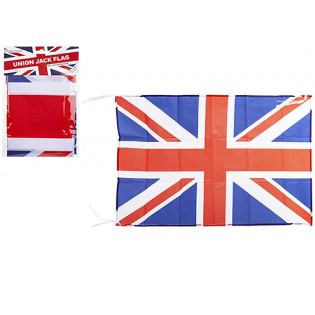 Union Jack Hanging Flag With String - 2.5ft x 1.6ft