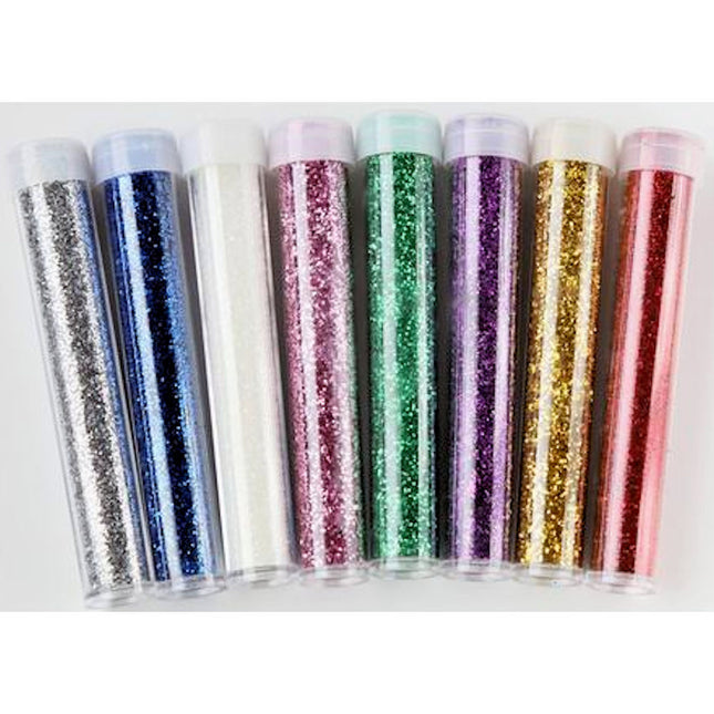8 Craft Glitter Tubes