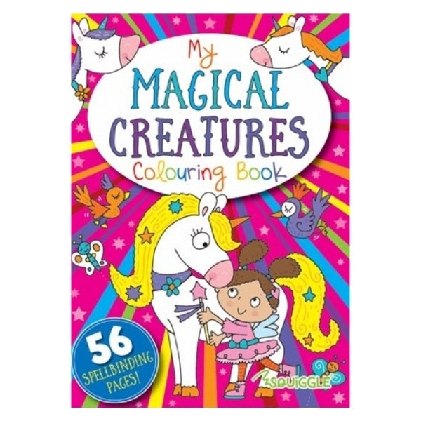 A4 Magical Creatures Colouring Book