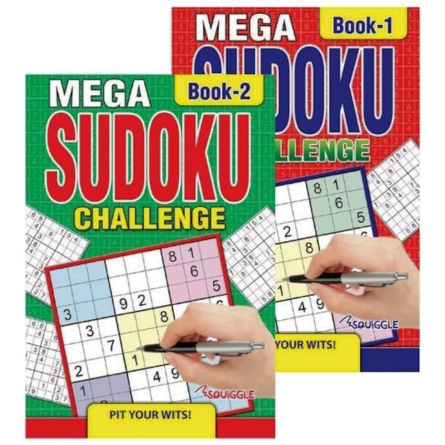 A5 Mega Sudoku Puzzle Book - Assorted