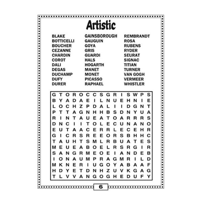 A4 Puzzle Time Book