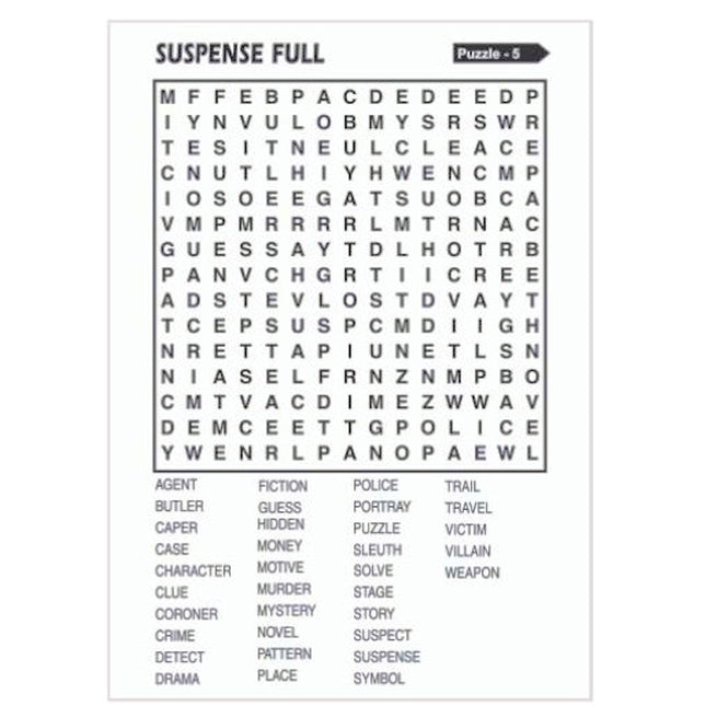 Travel Size Word Search Book - Assorted