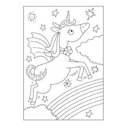 A4 Magical Creatures Colouring Book