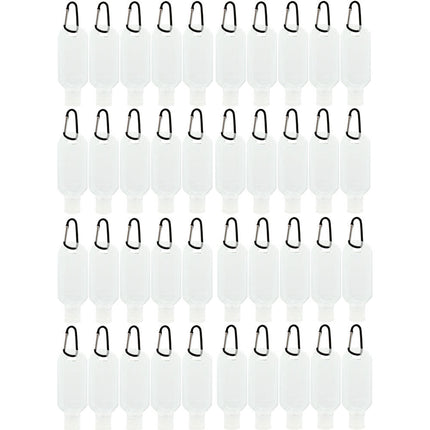 40 Travel Bottle Containers & Black Hooks