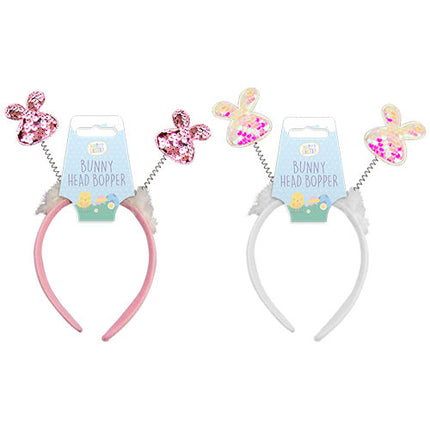 Easter Sequin Bunny Head Boppers