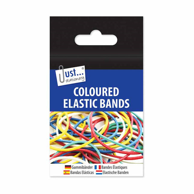 Coloured Pack Elastic Bands - Assorted