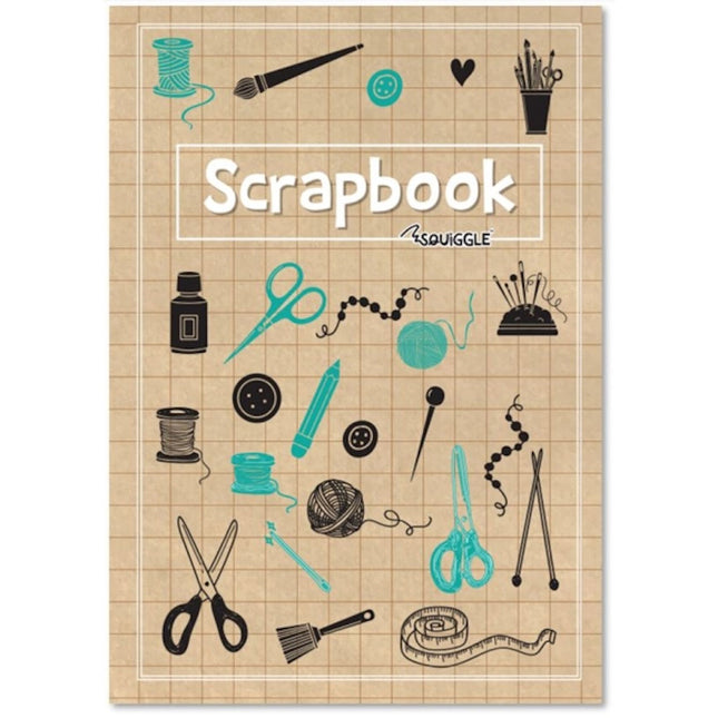 A4 Multi Coloured Scrapbook - Assorted