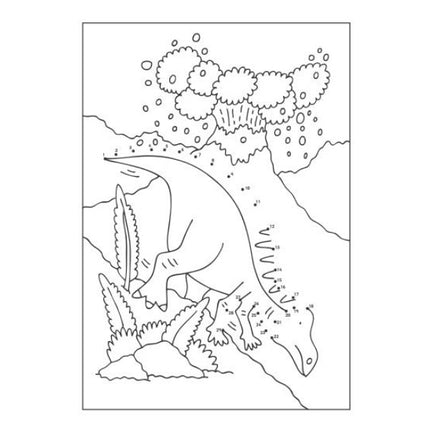 A4 Dinosaur/Pirates Dot-to-Dot Colouring Book