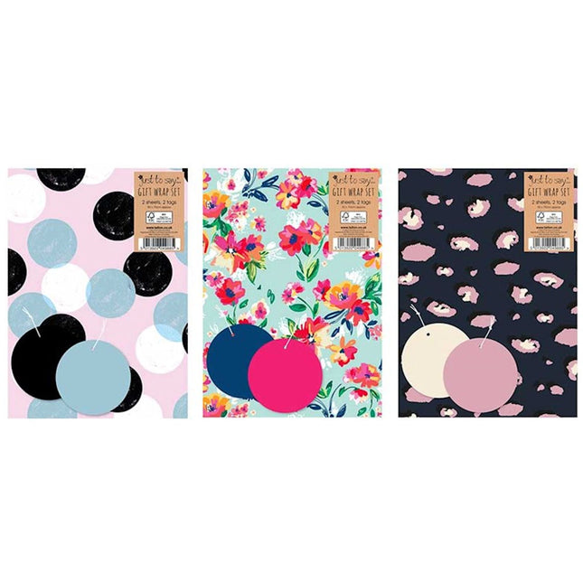 Flat Wrap & Tags - 2 Pack