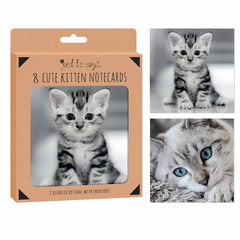 8 Kittens Notecards