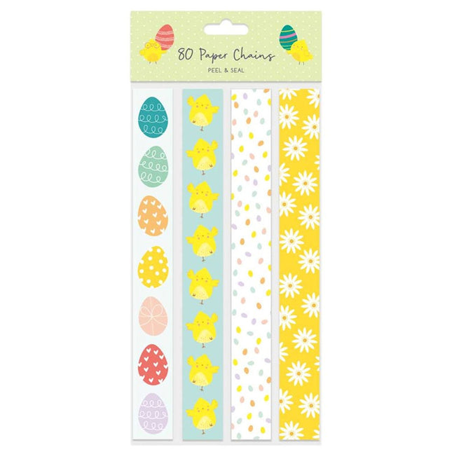 Easter Peel & Seal Paperchains - 80 Pack