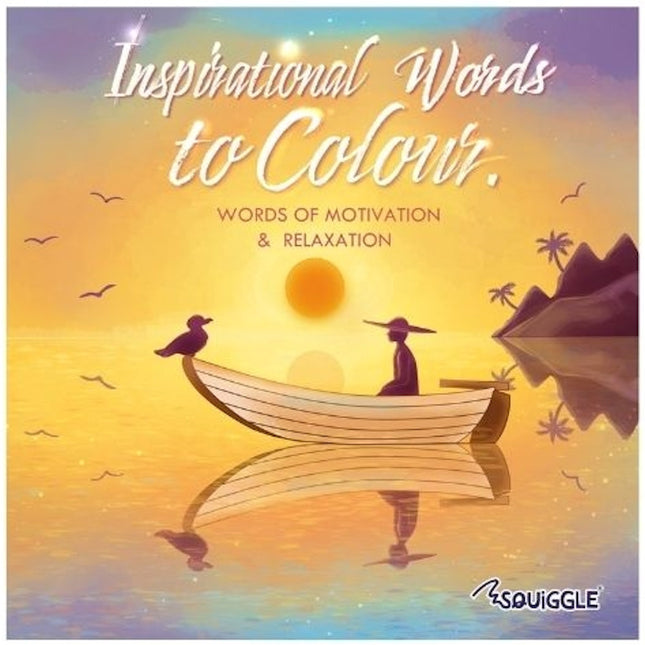 Inspirational Words to Colour Book