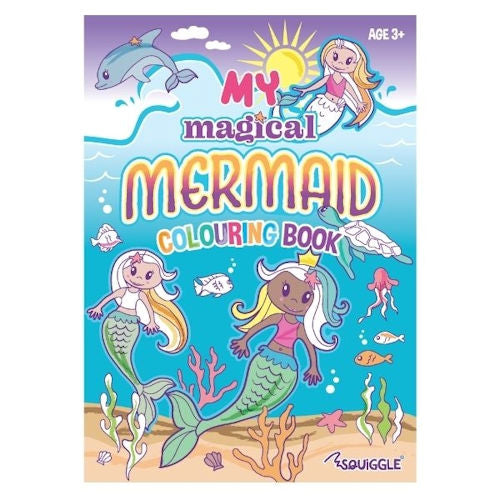 A4 My Magical Mermaid Colouring Book